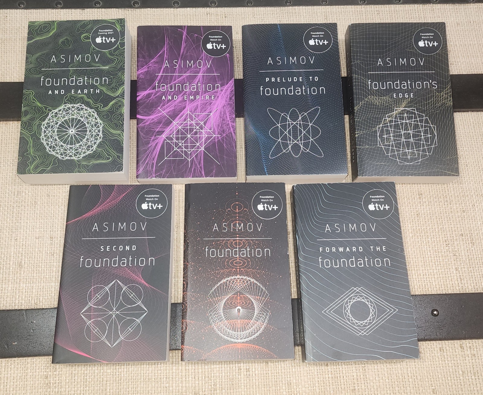 Isaac Asimov Foundation Series Complete 7 Volume Paperback Set –