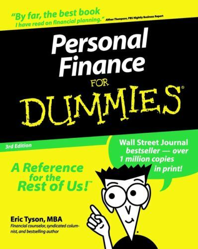 Personal Finance for Dummies by Eric Tyson and David Silverman (2000, Paperback,