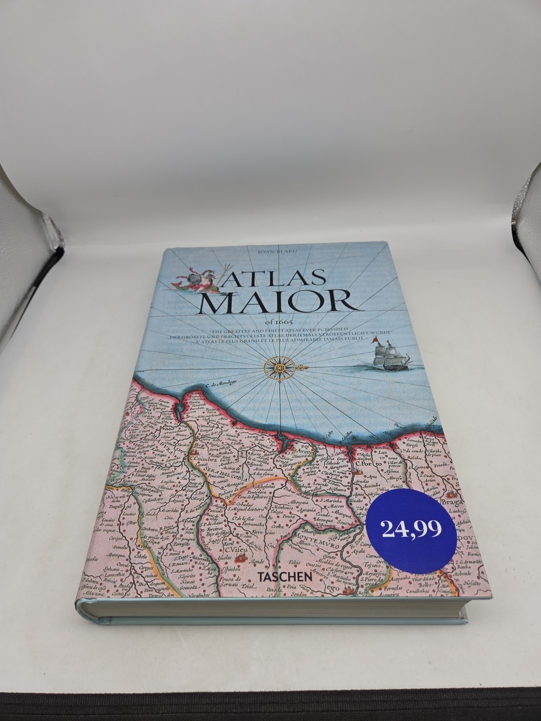 Joan Blaeu. Atlas Maior of 1665 : 25 Jahre TASCHEN Hardcover + DJ – FREE SHIP