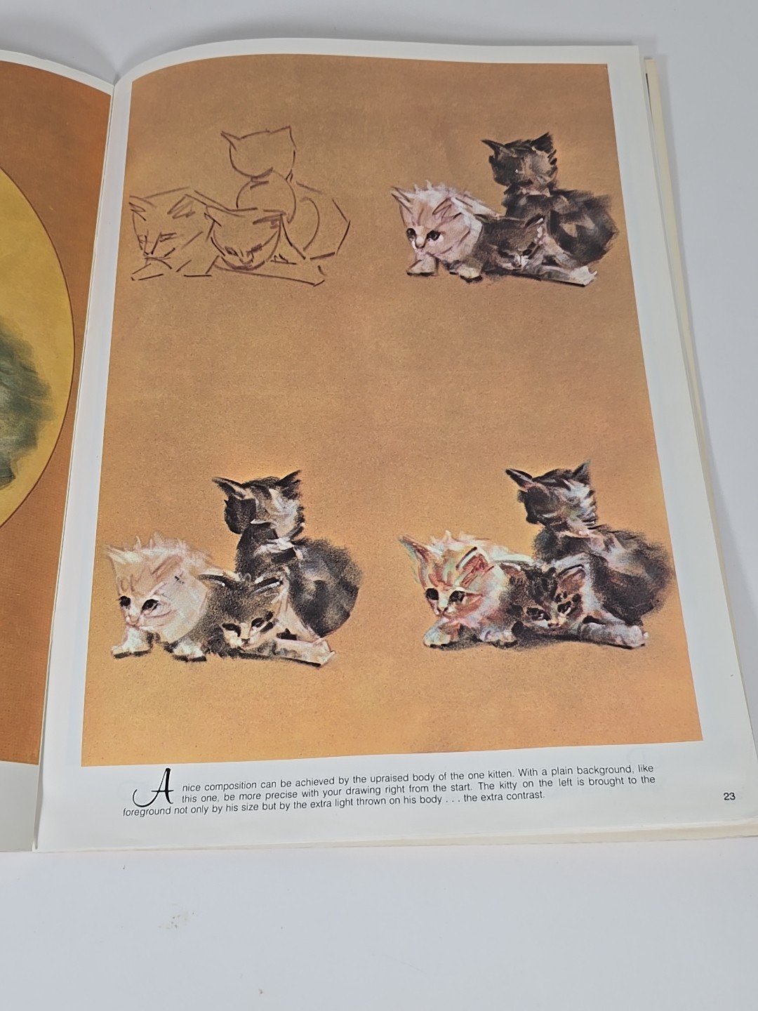 How to Draw Cats and Kittens #184 (1960) Leslie B DeMille-A Walter T Foster Book