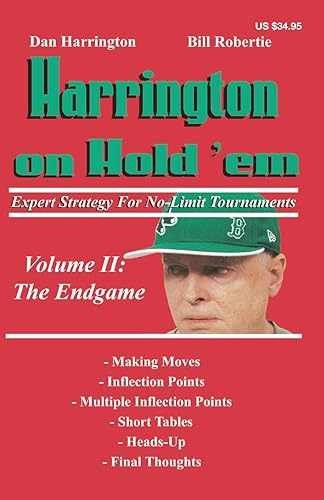 Harrington on Hold ‘em – Paperback, by Harrington Dan; Robertie – Very Good c