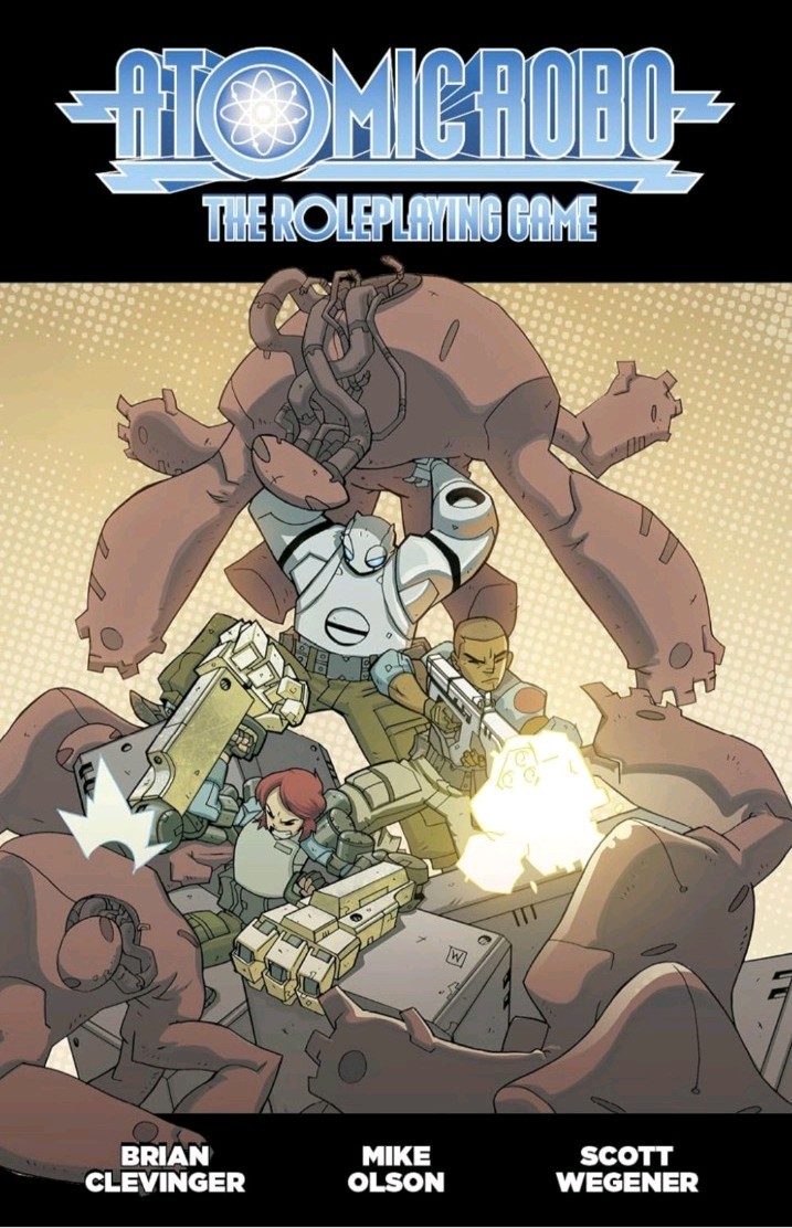 Atomic Robo The Role Playing Game Soft Cover Book 2-8 Hours of Play Time