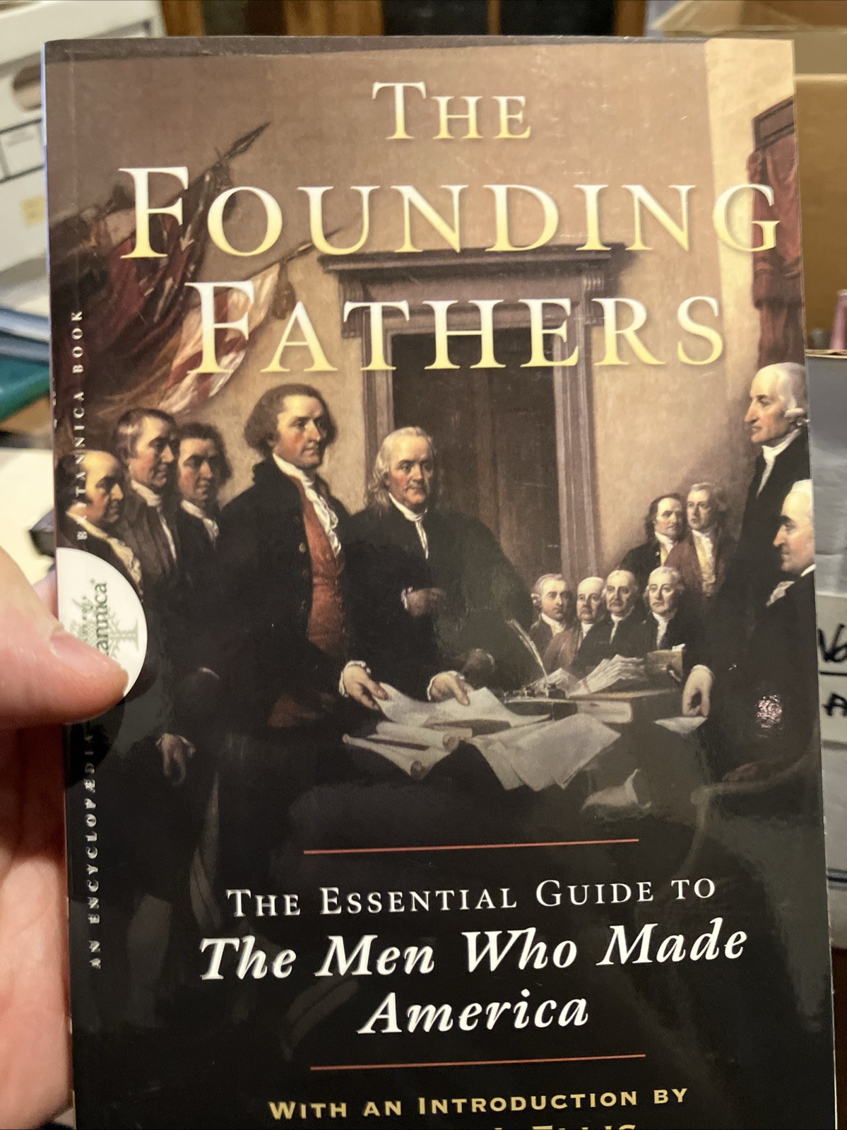 Founding Fathers: The Essential … by Encyclopaedia Britan Paperback**Signed**