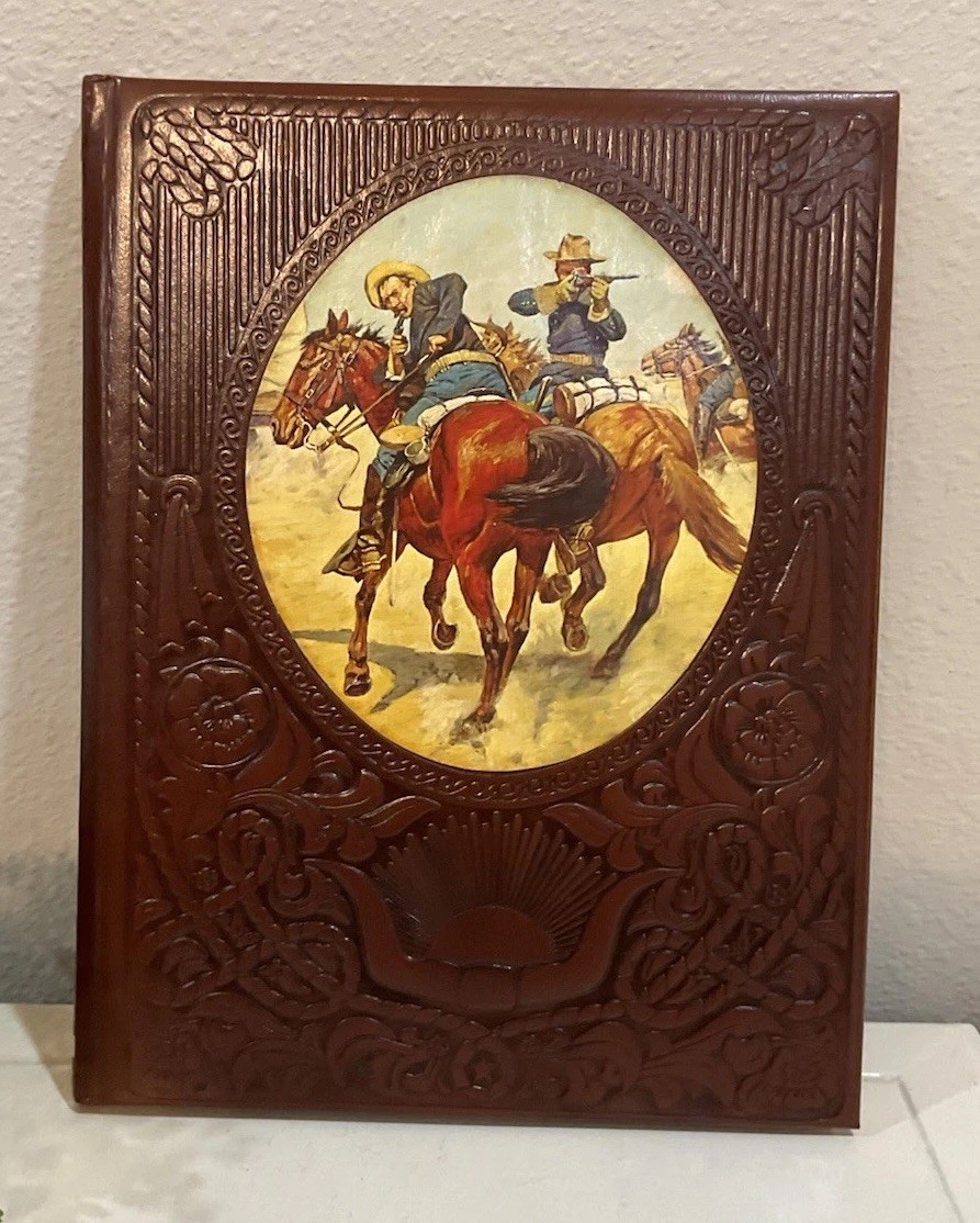 Vtg 2nd Print 1981 The Old West The Soldiers Leather Hardcover Time Life Books
