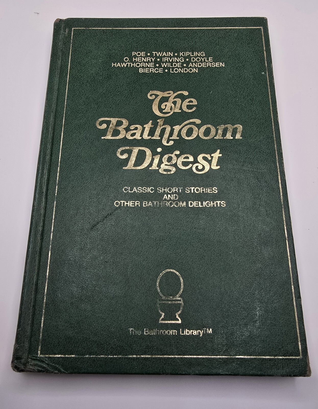 The Bathroom Digest Book 1984 Edited by Kreismer Vintage Humor Paperback USA