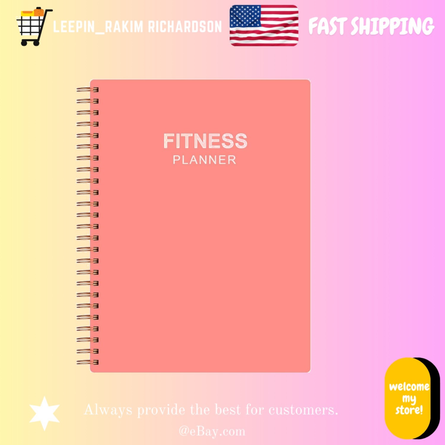 A5 Workout Planner for Weight Loss – 136 Pages with Health Tracking Layout
