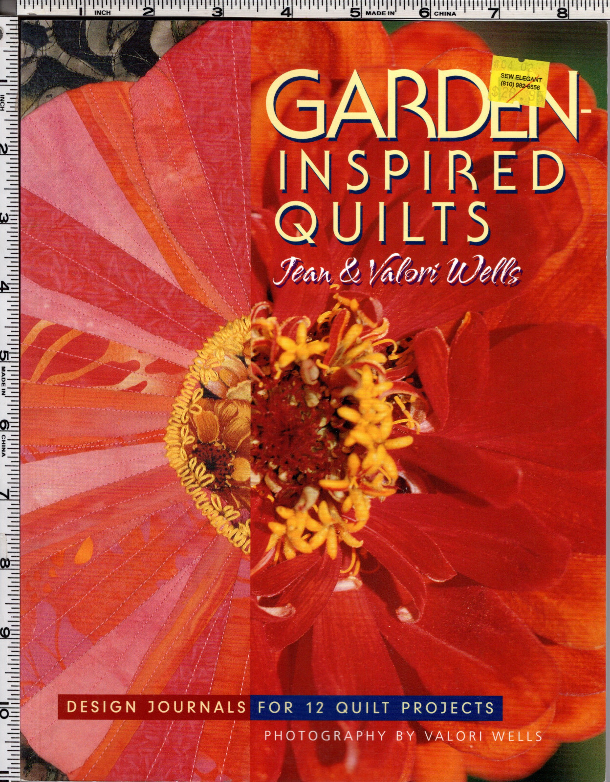 Garden Inspired Quilts C&T Pub. Quilting Book Jean & Valori Wells 144 Pages 2002