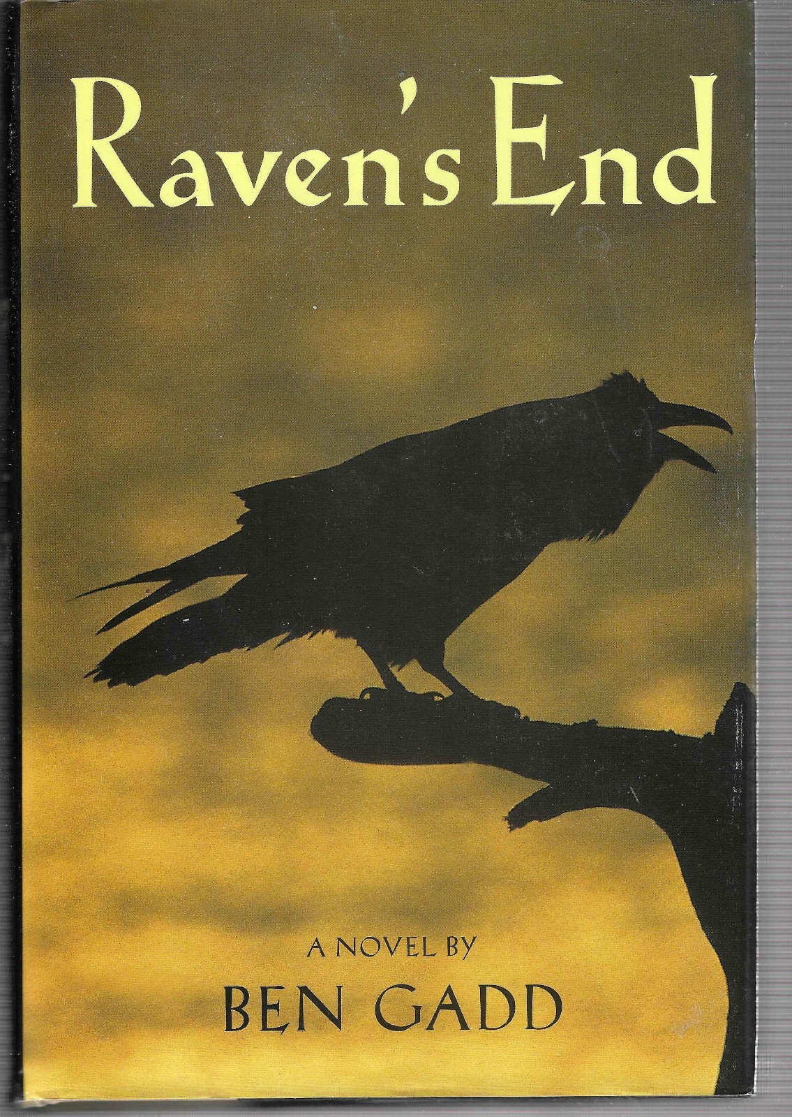 Raven’s End : A Novel by Ben Gadd (2003, Hardcover)