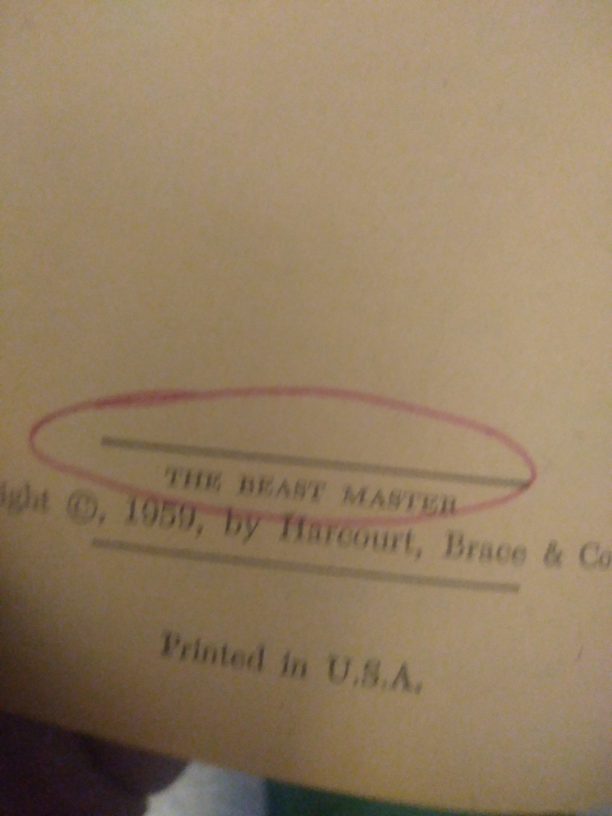 Star Hunter /The Beast Master by Andre Norton Ace Double D-509