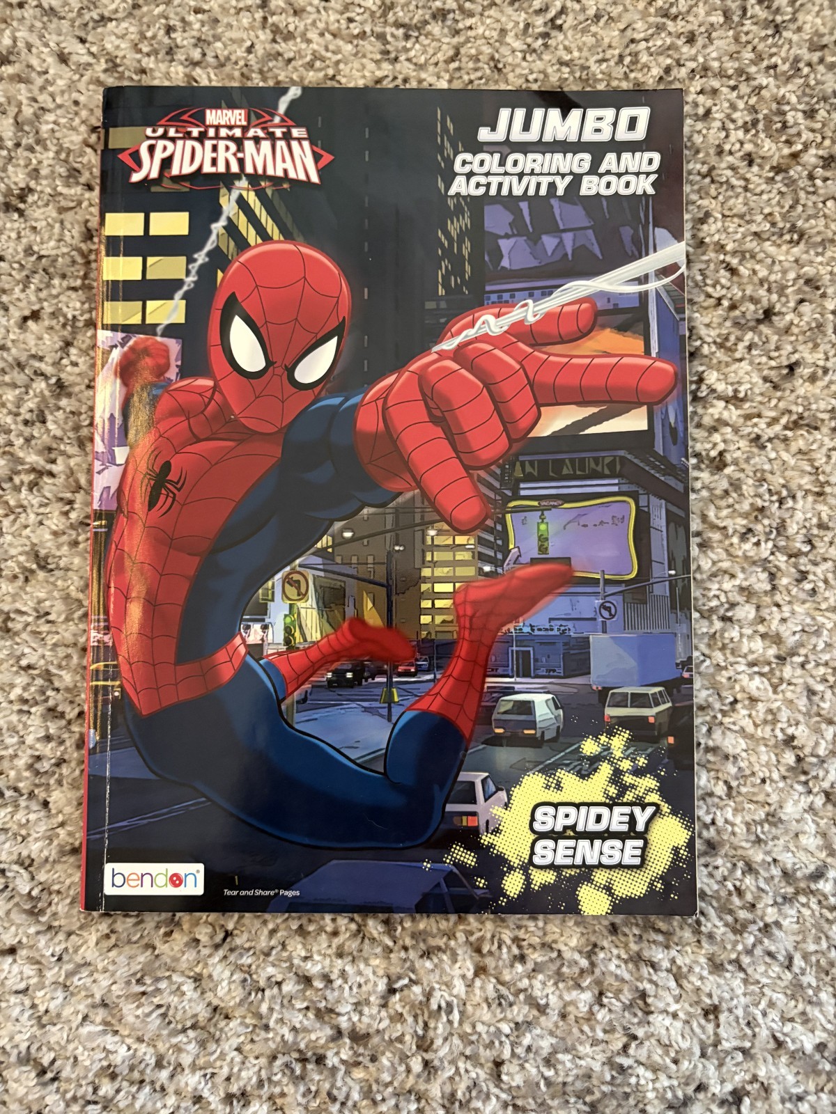 Spiderman Jumbo Coloring Book