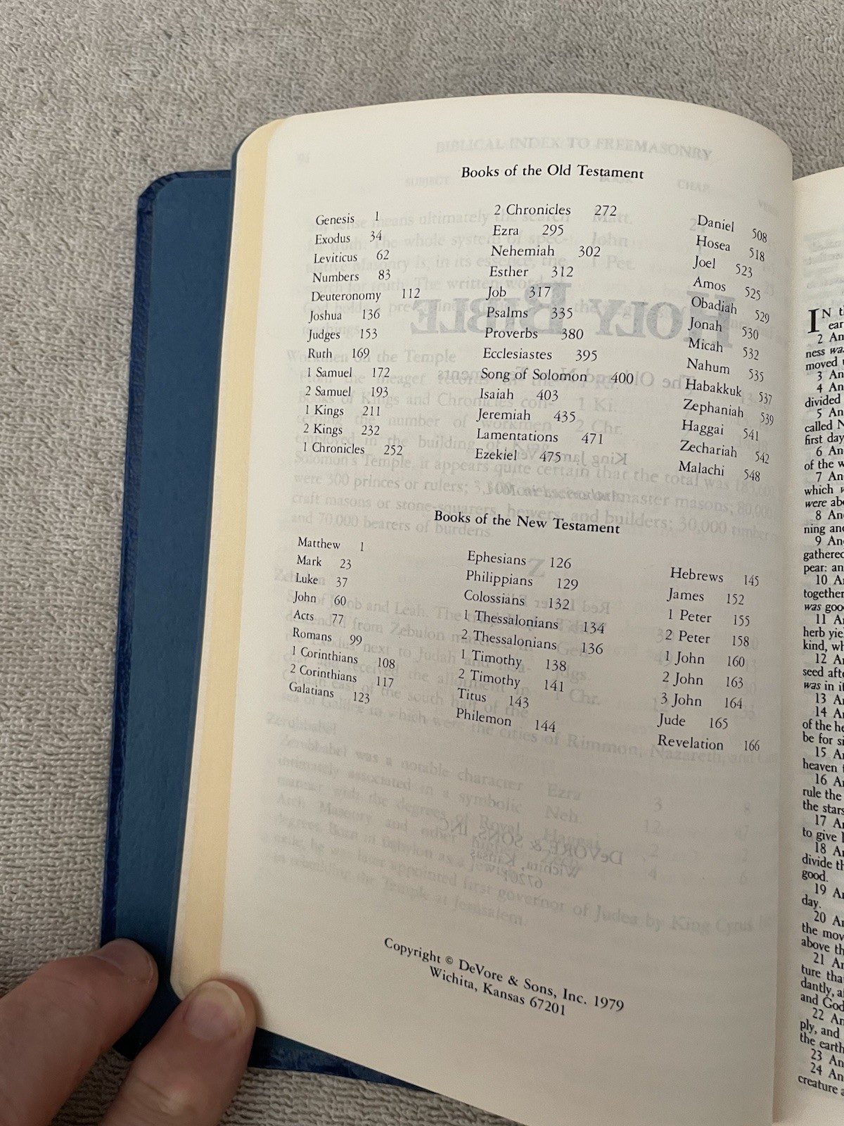 Holy Bible Master Mason Edition