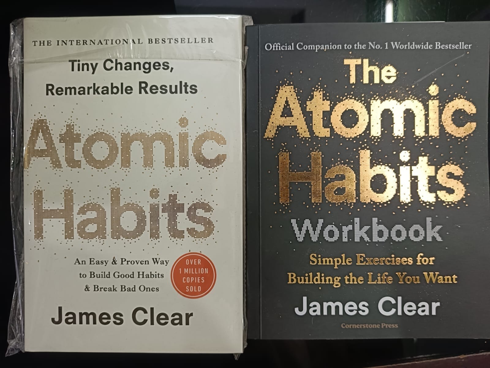 Atomic Habits & The Atomic Habits Workbook 2 books Set by James Clear Paperback