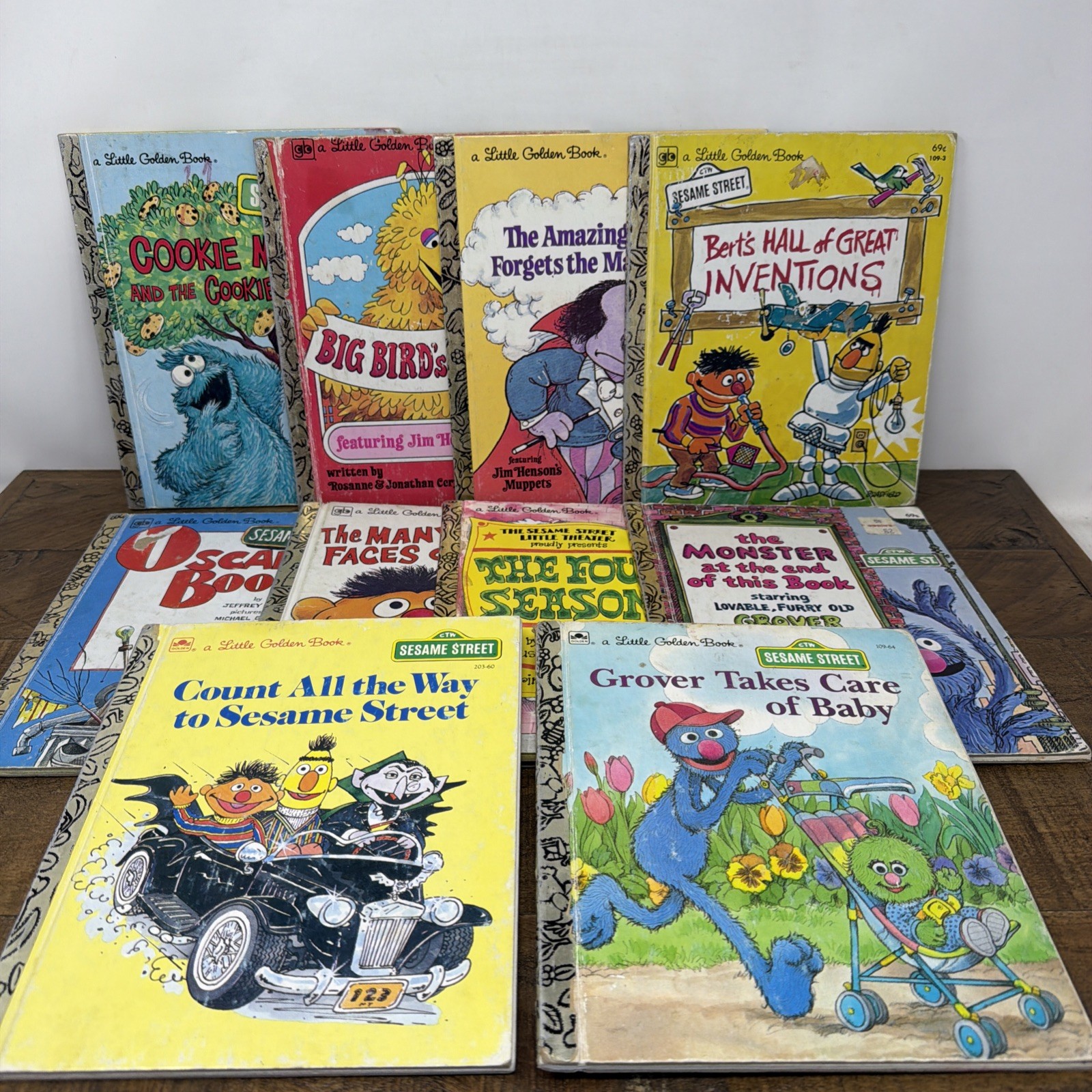 Sesame Street A Little Golden Book Vintage Children’s Books 1970-80s