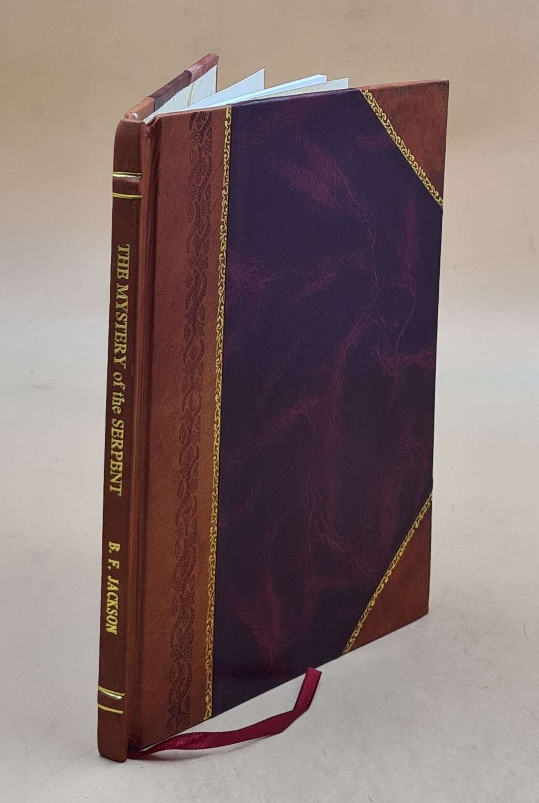 Mystery Serpent By B.F. Jackson: “The Mystery Of The Serpent” [Leather Bound]