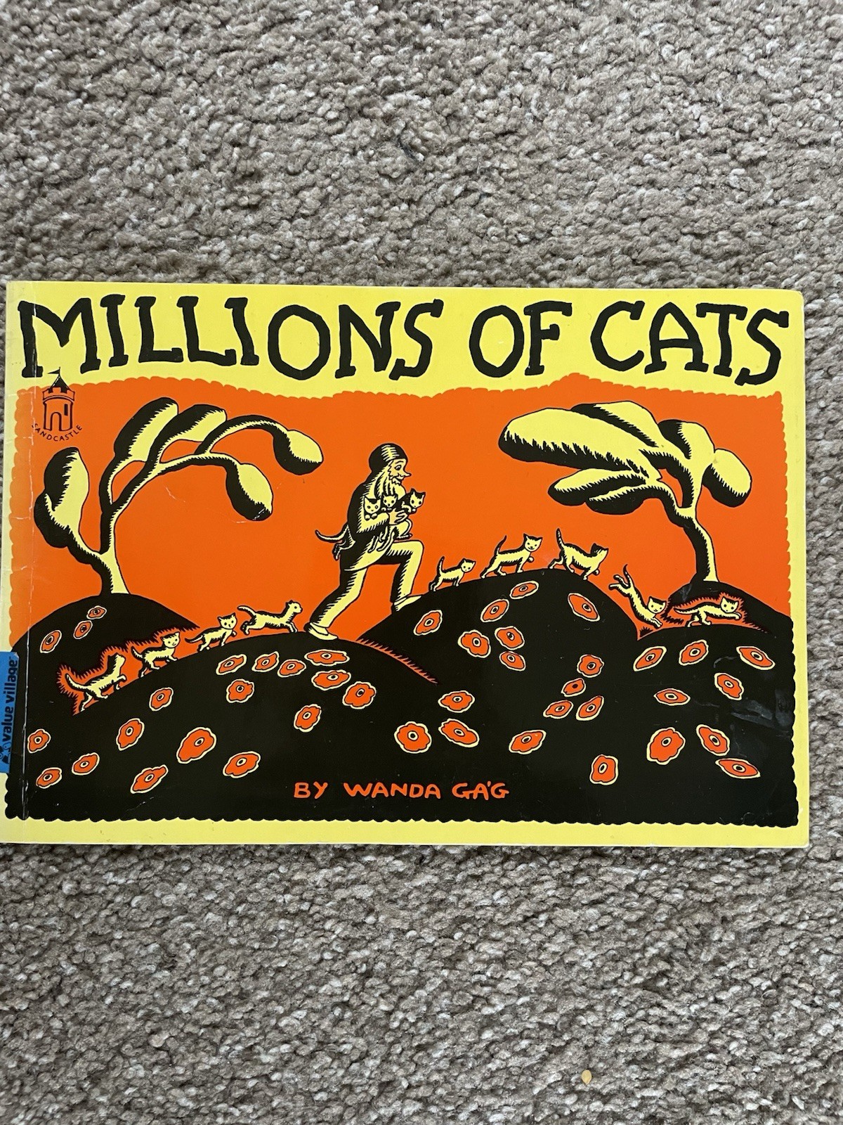 Wanda Gág Millions of Cats Hardcover Sandcastle Books 1988 Illustrated