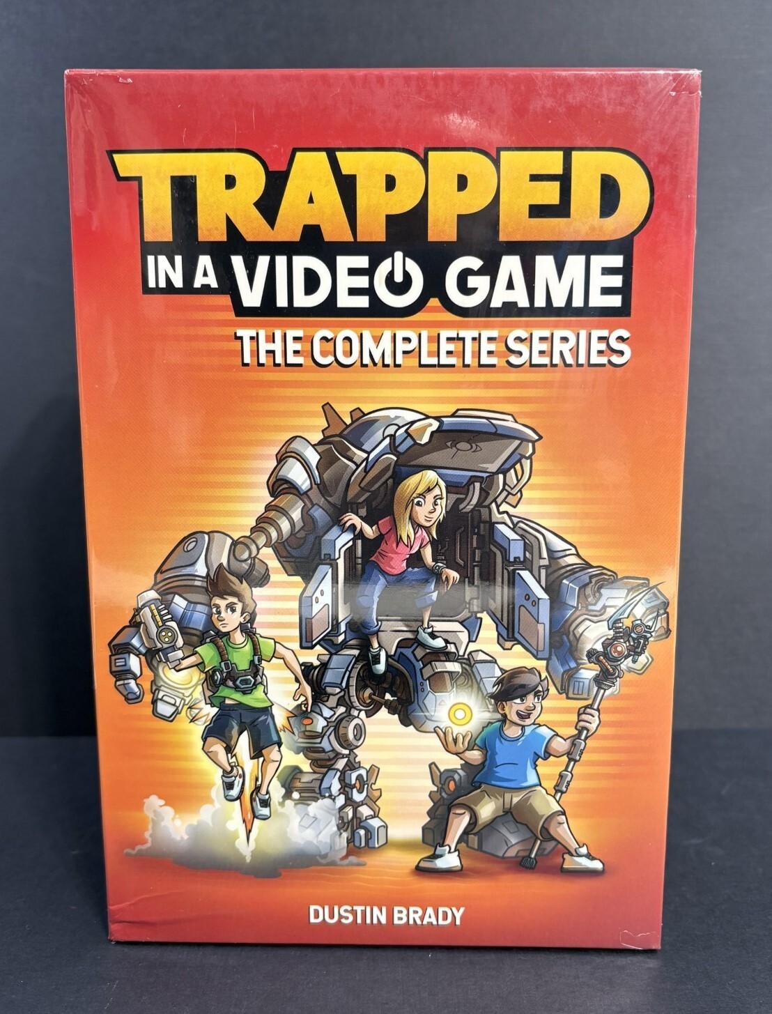 Trapped in a Video Game: the Complete Series Dustin Brady 5 Books New Free Ship