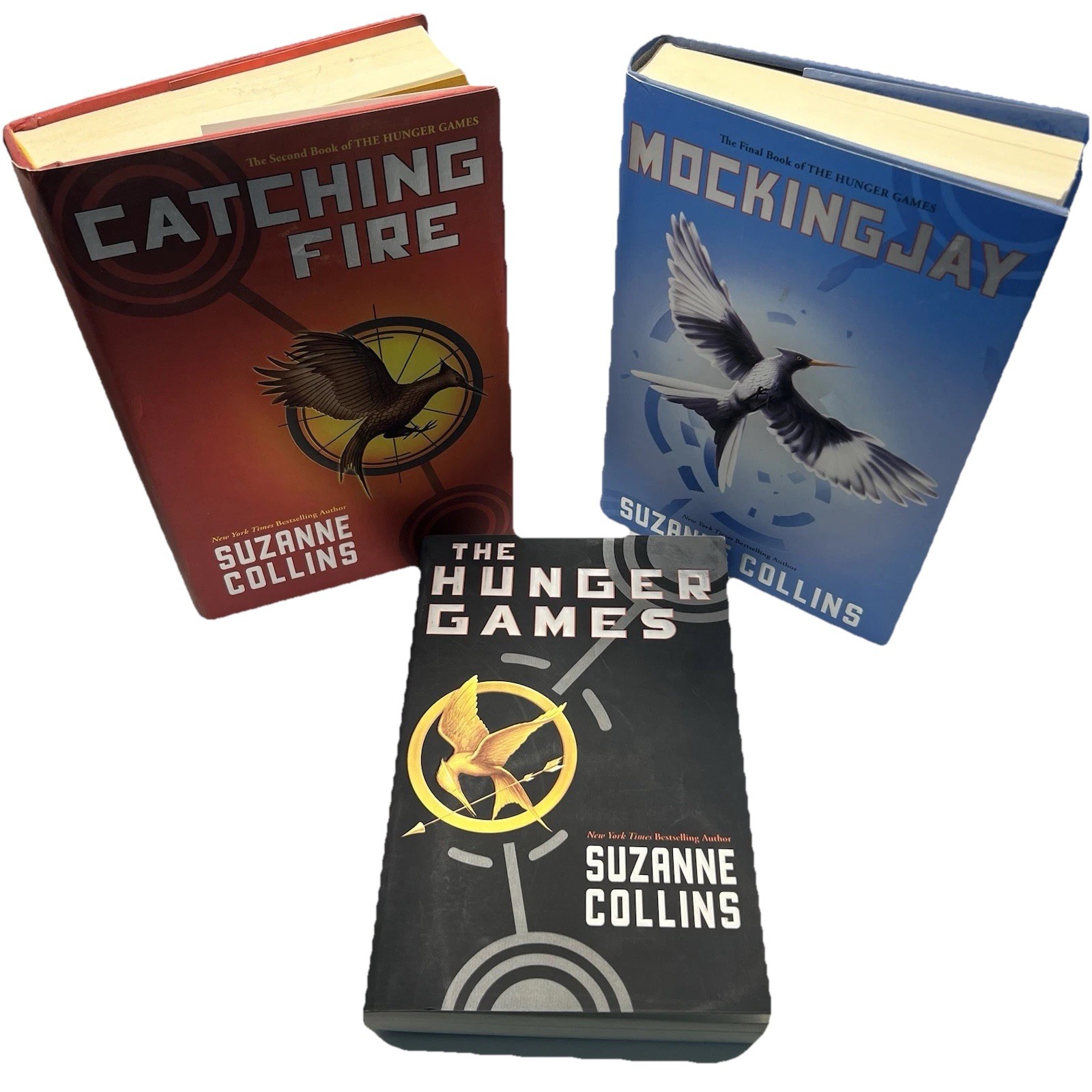 Hunger Games Trilogy Set of 3 Mixed Books – 2 Hard Cover Books and 1 paperback