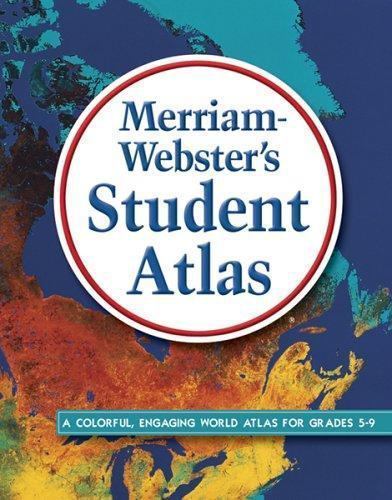 Merriam-Webster’s Student Atlas – 9780877796381, paperback