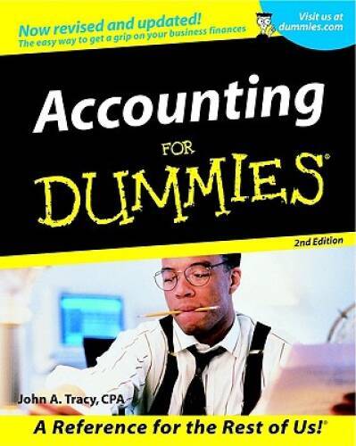 Accounting For Dummies – Paperback By Tracy, John A – GOOD