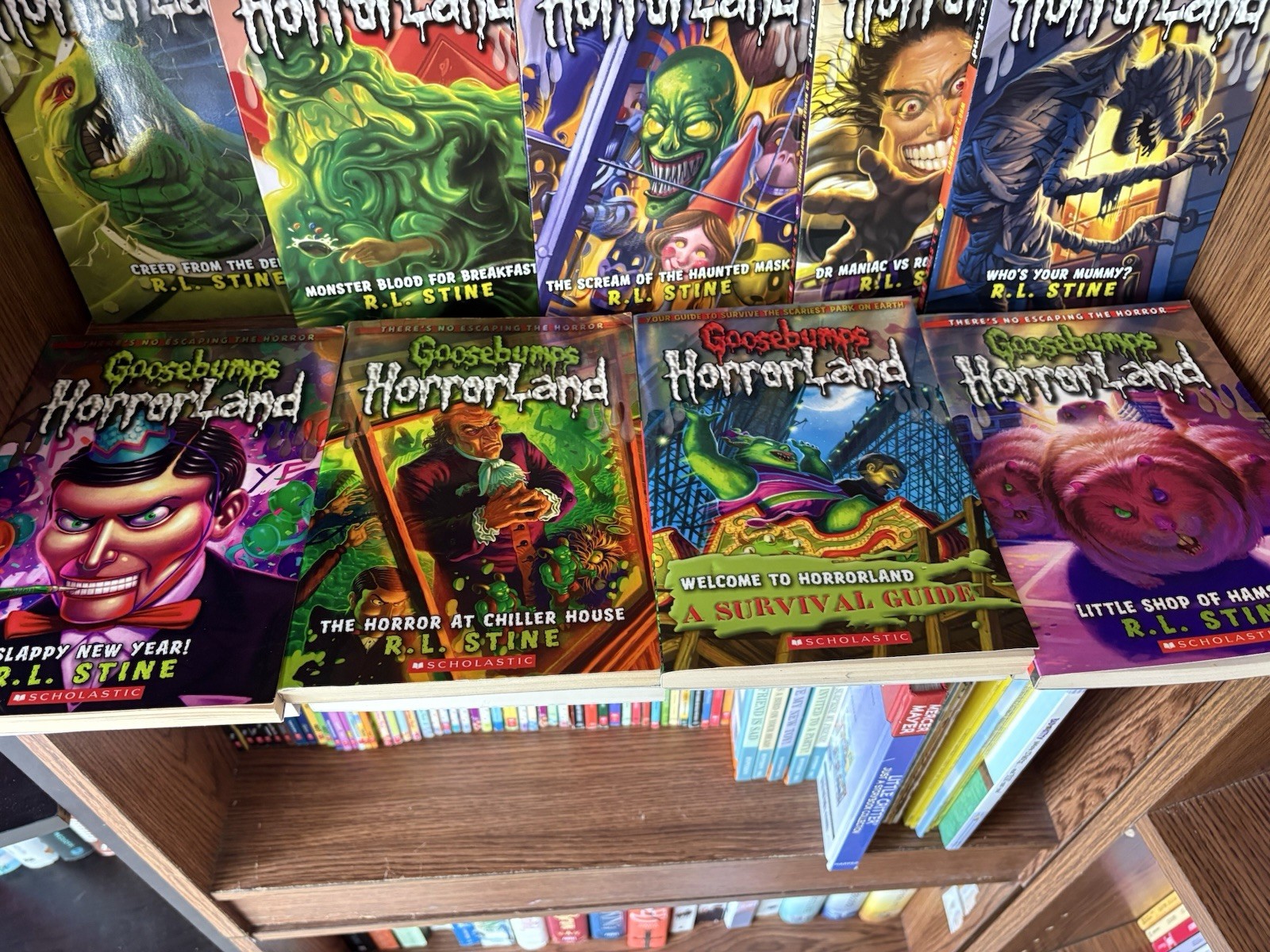 R.L. Stine Goosebumps & Just Beyond Paperback Book Lot Scholastic Ages 9-12