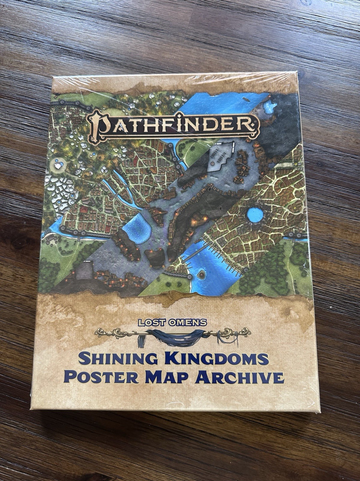 Pathfinder RPG 2E: Lost Omens Shining Kingdoms Poster Map Archive