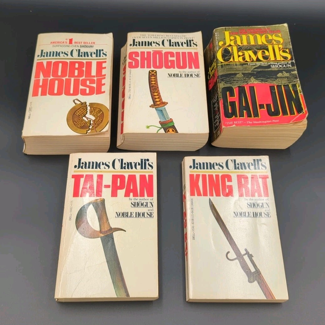 Asian Saga 5 Novel Set by James Clavell