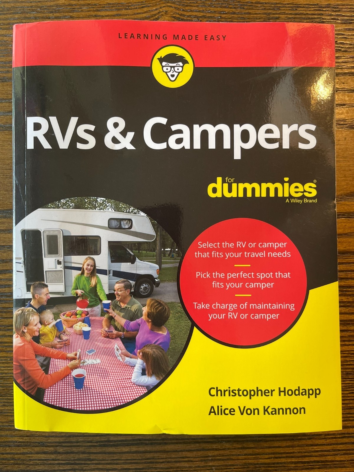 RVs & Campers For Dummies (Learning Made Easy) by Hodapp & Von Kannon, Wiley: VG