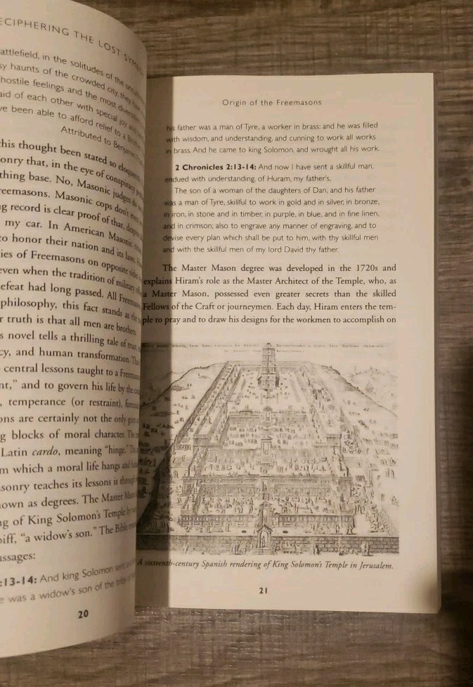 Deciphering the Lost Symbol : Freemasons Signed Christopher L Hodapp PB