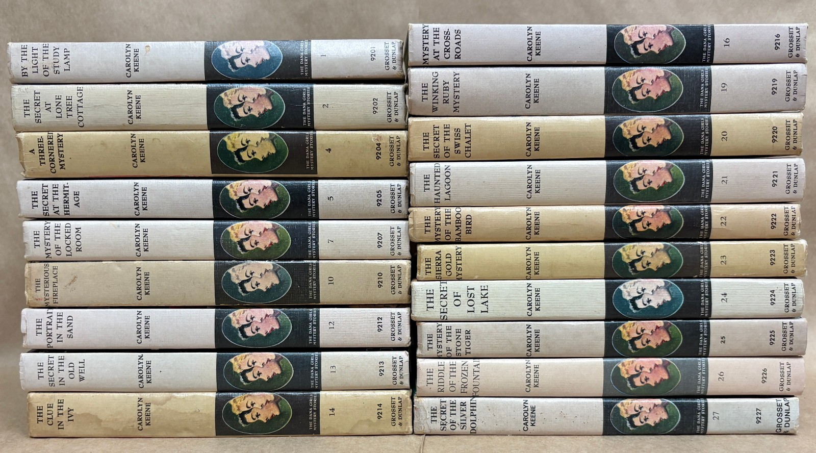 19 Dana Girls Mystery 1960’s Carolyn Keene Hardcover