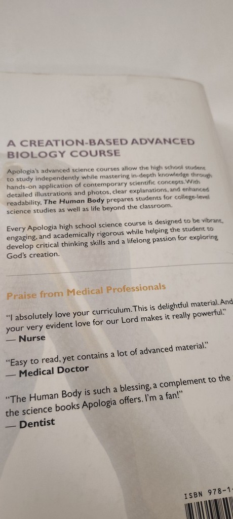 Exploring Creation With Advanced Biology 2nd ed. book Apologia Homeschool