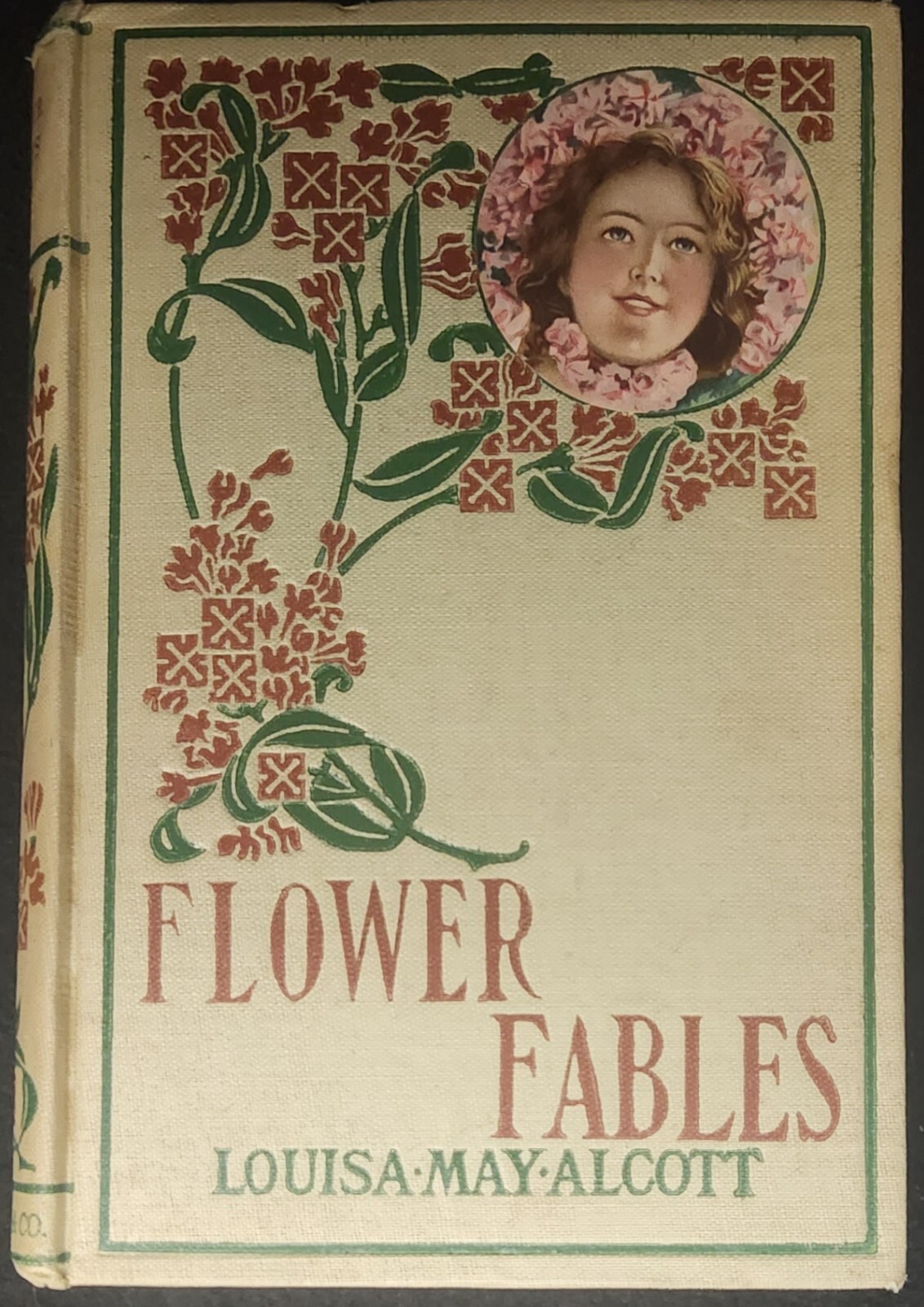 1870’s Flower Fables by Louisa May Alcott Vintage Hardcover Hurst & Co