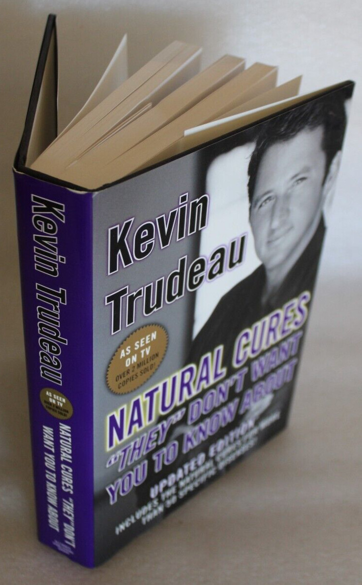 Natural Cures – Kevin Trudeau – HC w/DJ – 2004 Revised Edition