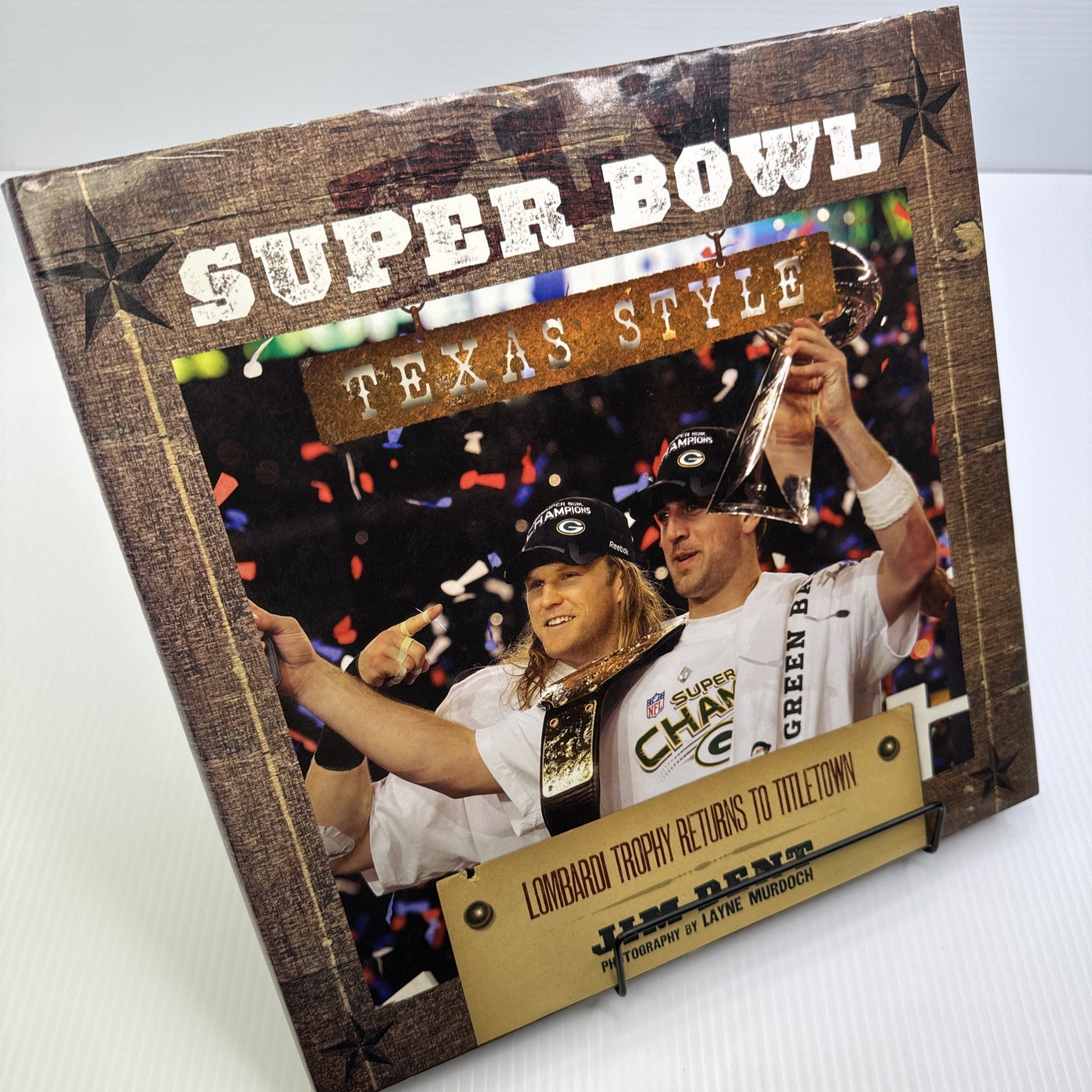 Super Bowl Texas Style Jim Dent Signed! 2011 Hardcover Roughneck Media Football