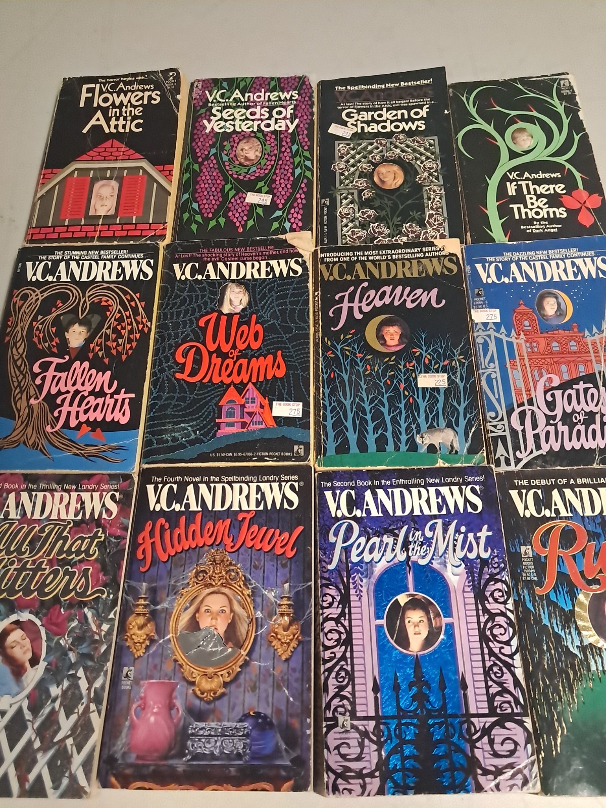 Lot Of 12 V.C. Andrews Books Dollanganger, Casteel, Landry