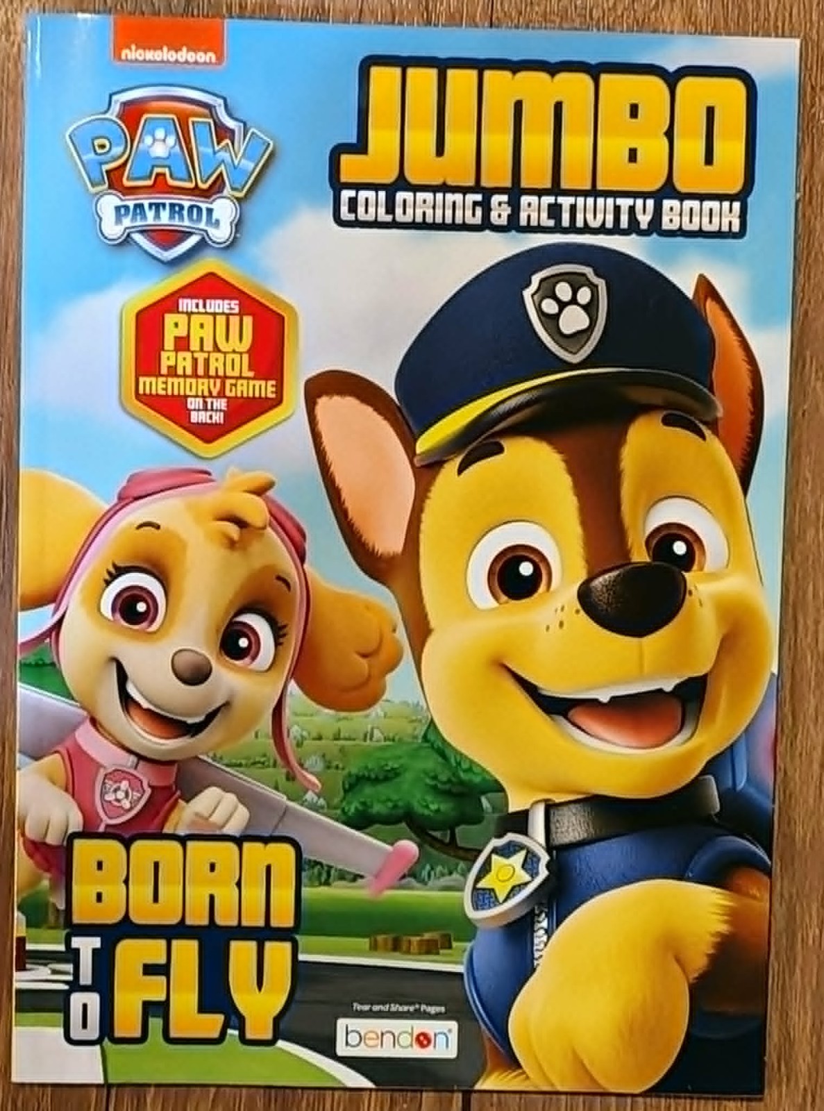 PAW PATROL Jumbo Coloring Book Born To Fly Paperback, New
