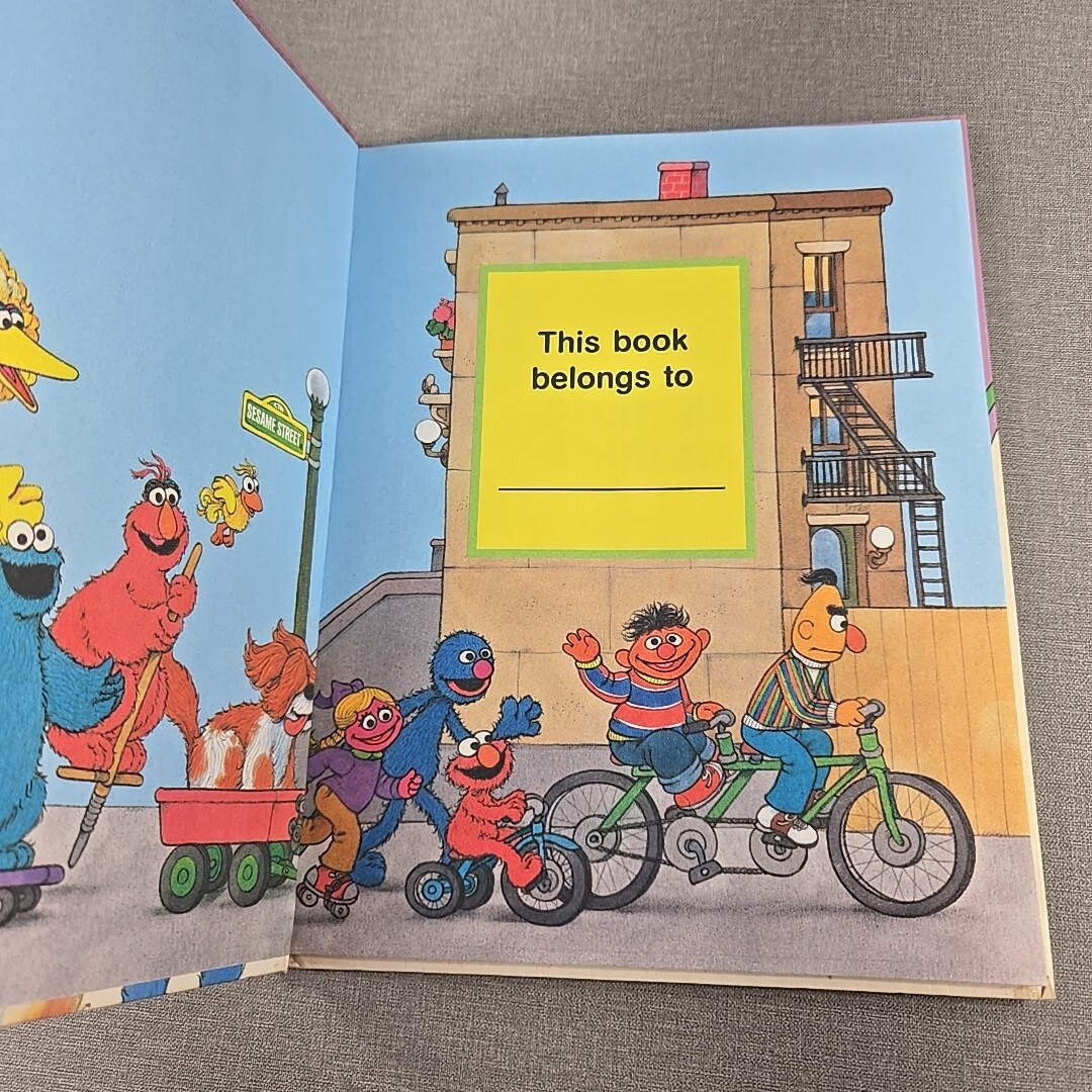 On My Way With Sesame Street Volume 4 Animals 1989 Hardcover Book