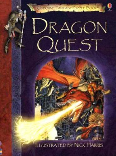 Dragon Quest (Usborne Fantasy Puzzle Books) – Paperback By Dixon, Andy – GOOD