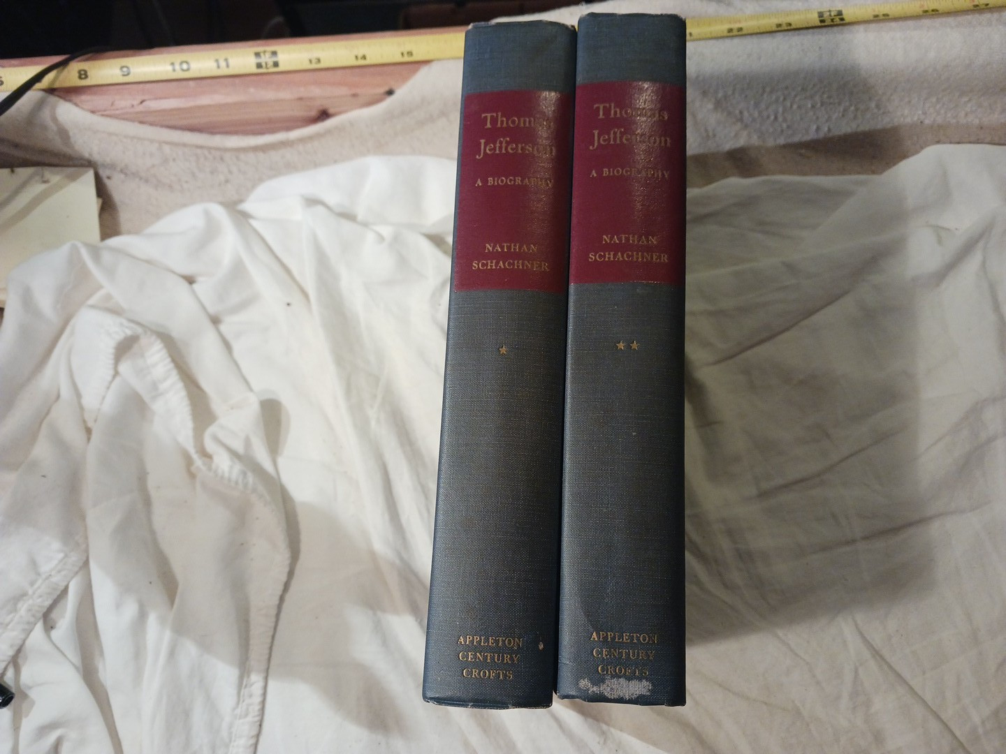 Thomas Jefferson a biography in 2 volumes by Nathan Schachner #S6
