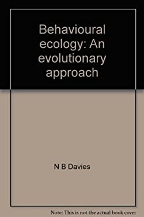 Behavioural Ecology Paperback