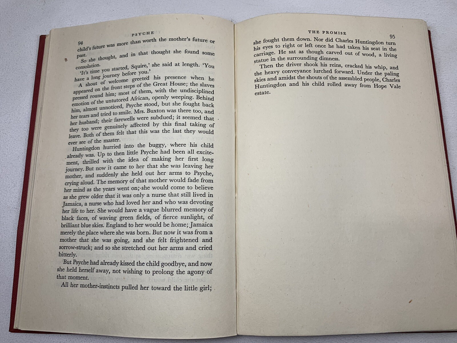 Psyche by Herbert G. de Lisser – First Edition – 1952 – Scarce – Jamaica Slavery