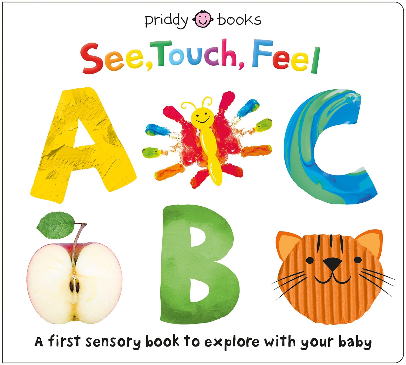 See, Touch, Feel: ABC: A First Sensory Alphabet Book – board book Priddy, Ro…