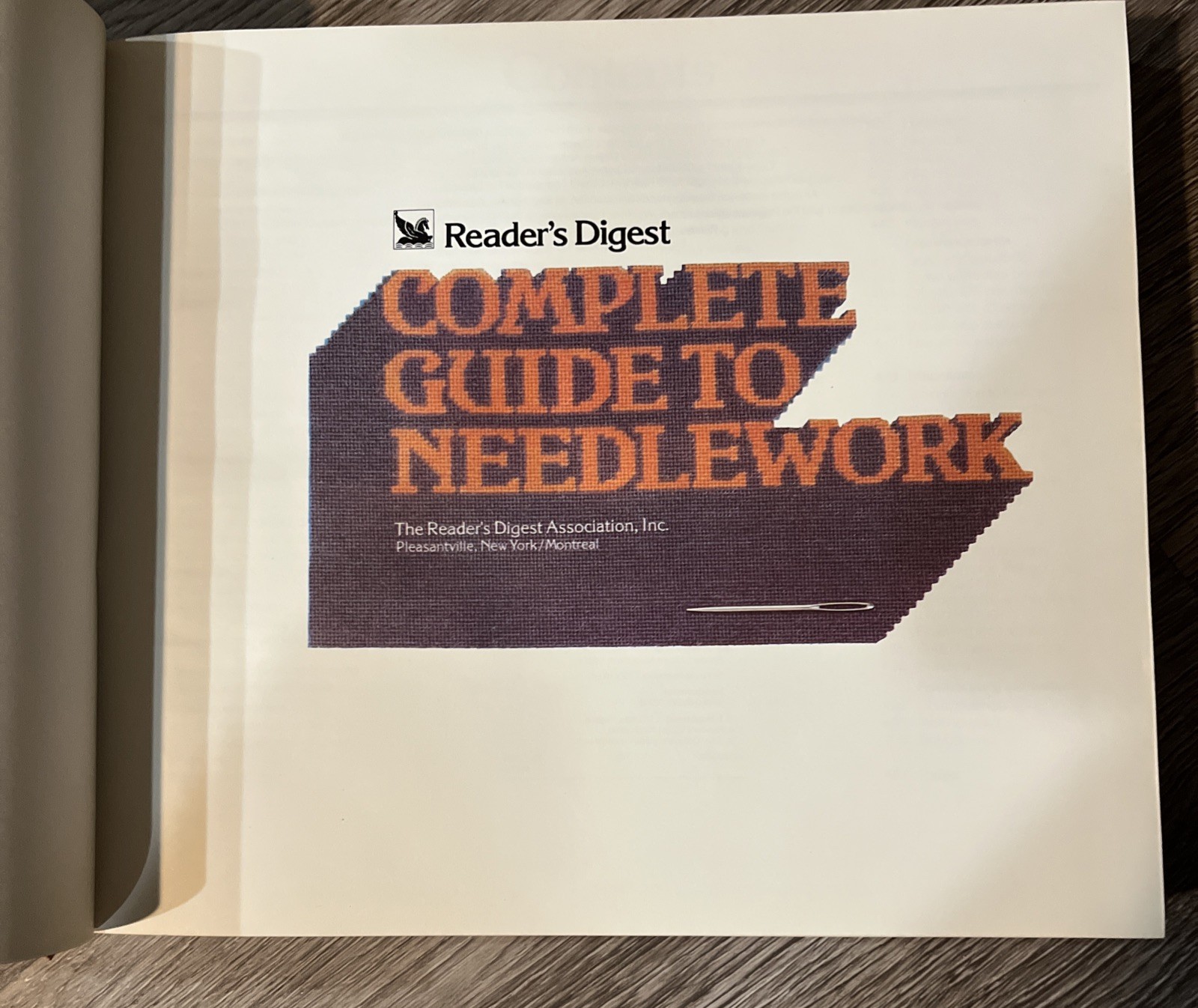 Complete Guide to Needlework Reader’s Digest Editors 1984 Vtg Hardback 504 pages