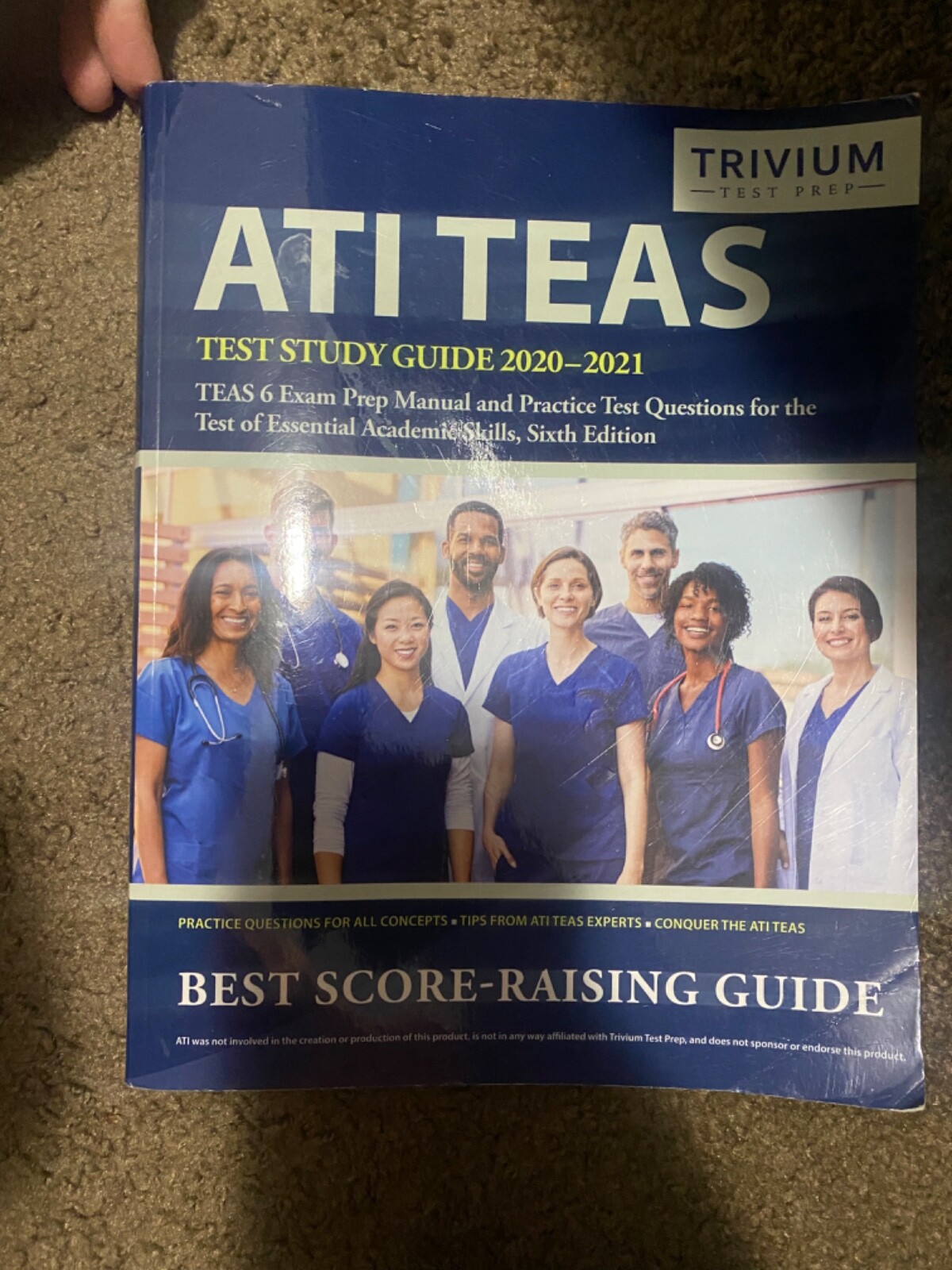 ATI Teas Test study Guide 2020-2021 Paperback – January 1, 2019