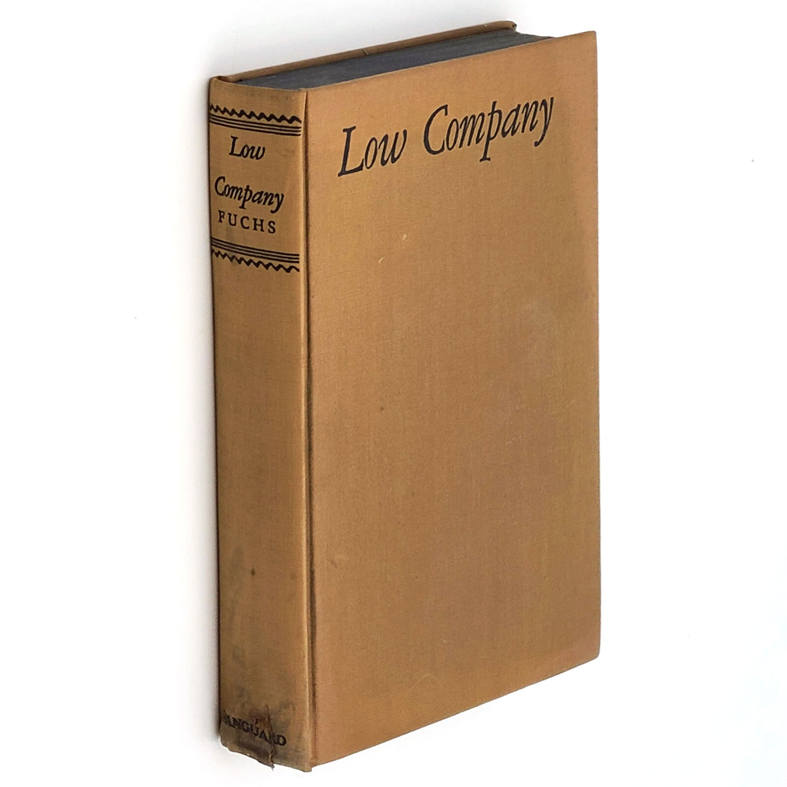 Low Company 1937 Daniel Fuchs ~ First Edition Vanguard Press ~ Brighton Beach