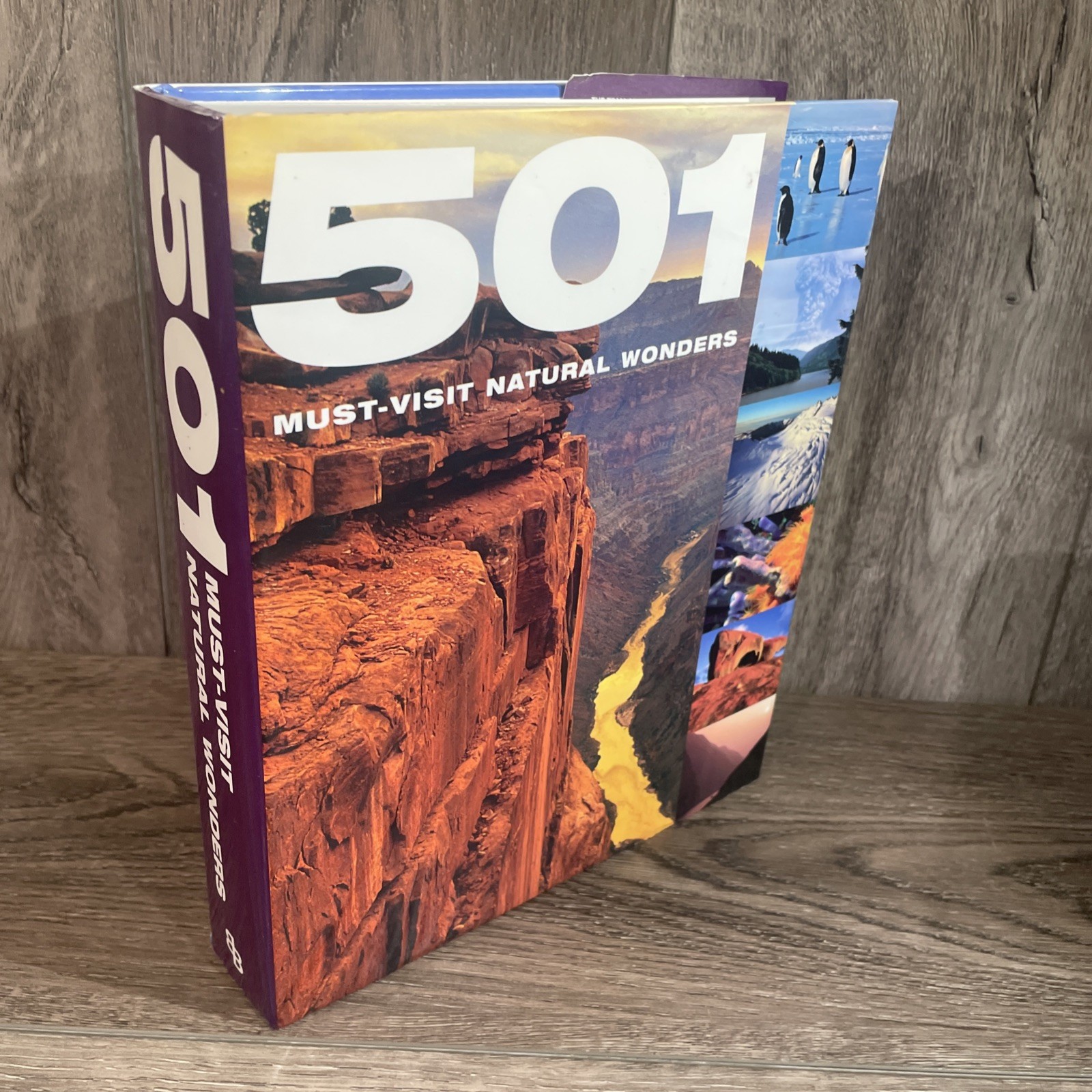 501 Must Visit Natural Wonders by D. Brown Hardcover Naturalism