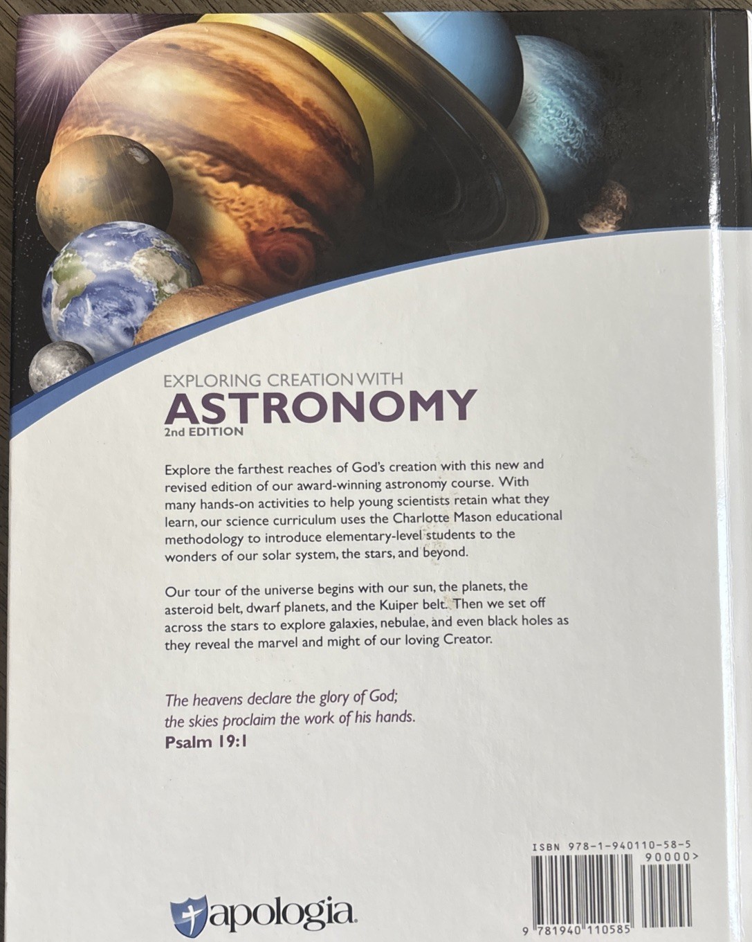 Exploring Creation with Astronomy, 2nd Edition | Apologia Elementary Textbook