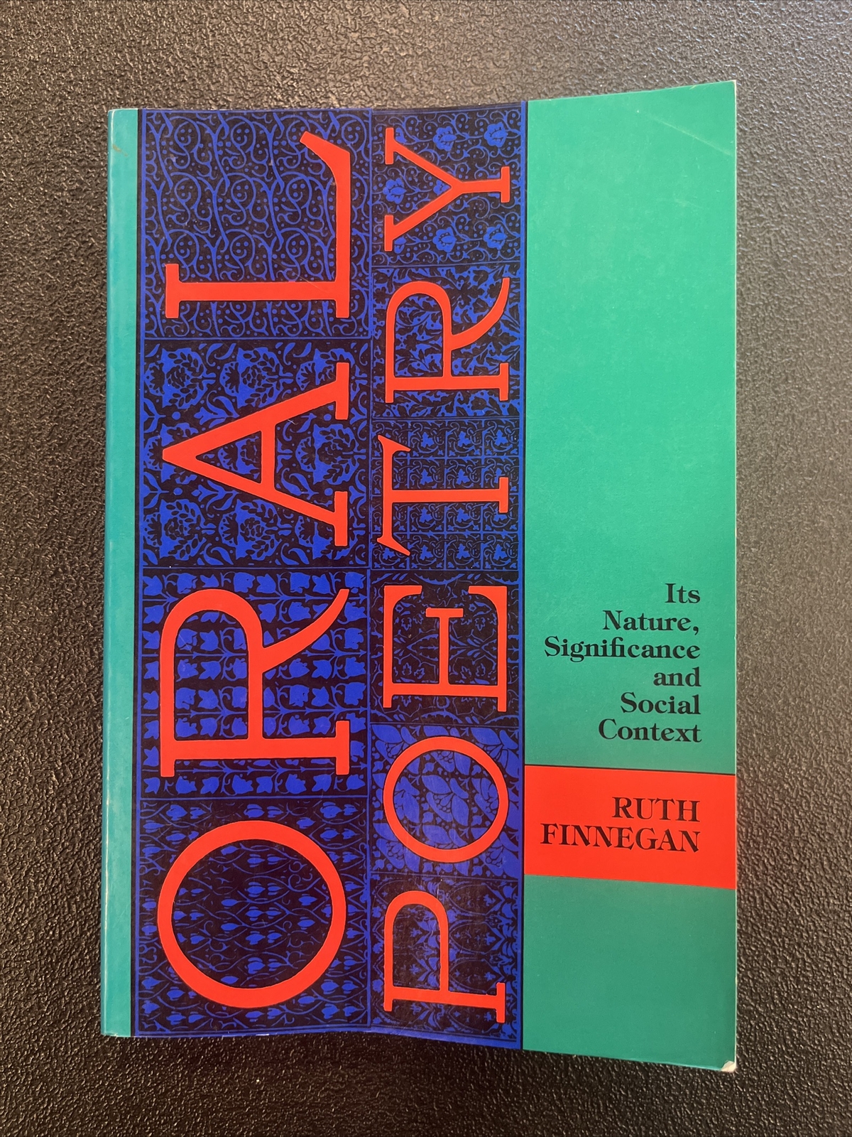 Oral Poetry : Its Nature, Significance, and Social Context by Ruth H….