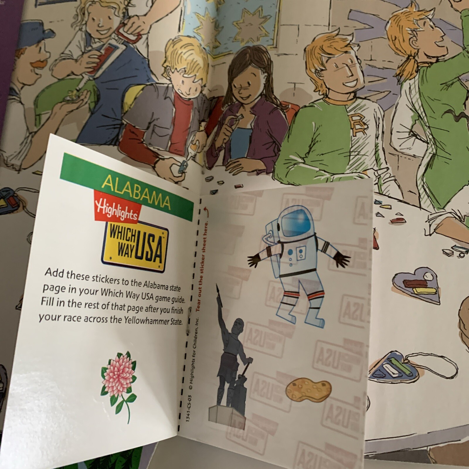 Highlights Which Way USA State Activity Books Map Lot of 8 Home School 2013-2014