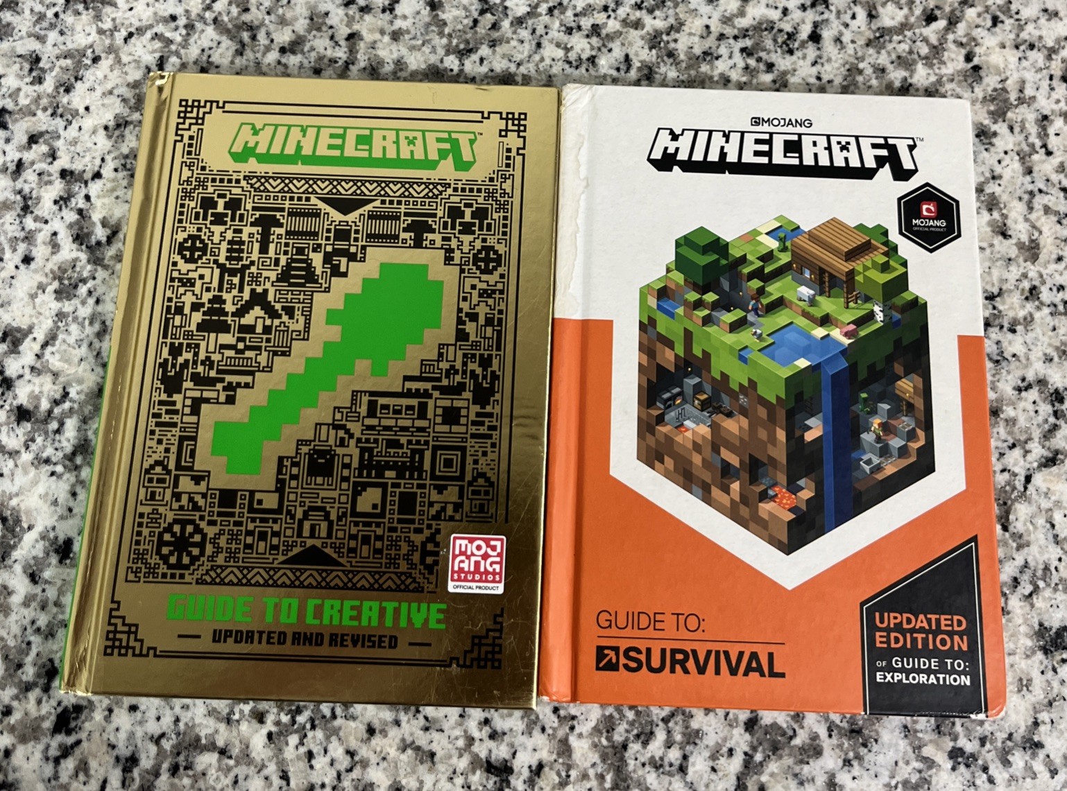 Minecraft: Guide to Survival And Guide To Creative Bundle Of 2 Hardcover Books