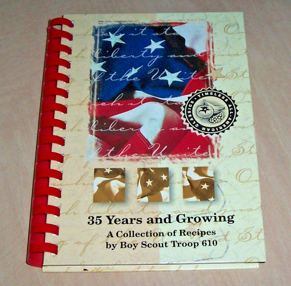 BOY SCOUT TROOP 610 Lansdale PA Trinity Lutheran Church cookbook 35th anniv 2003